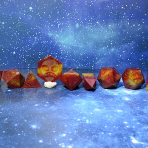 One of kind, Avatar the Last Airbender, Fire Nation , Sharp Polyhedral Dice Set
