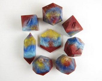 One of kind, Study,  SHARP Polyhedral Dice Set