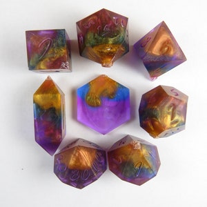 One of kind, Bronze Age,  SHARP Polyhedral Dice Set