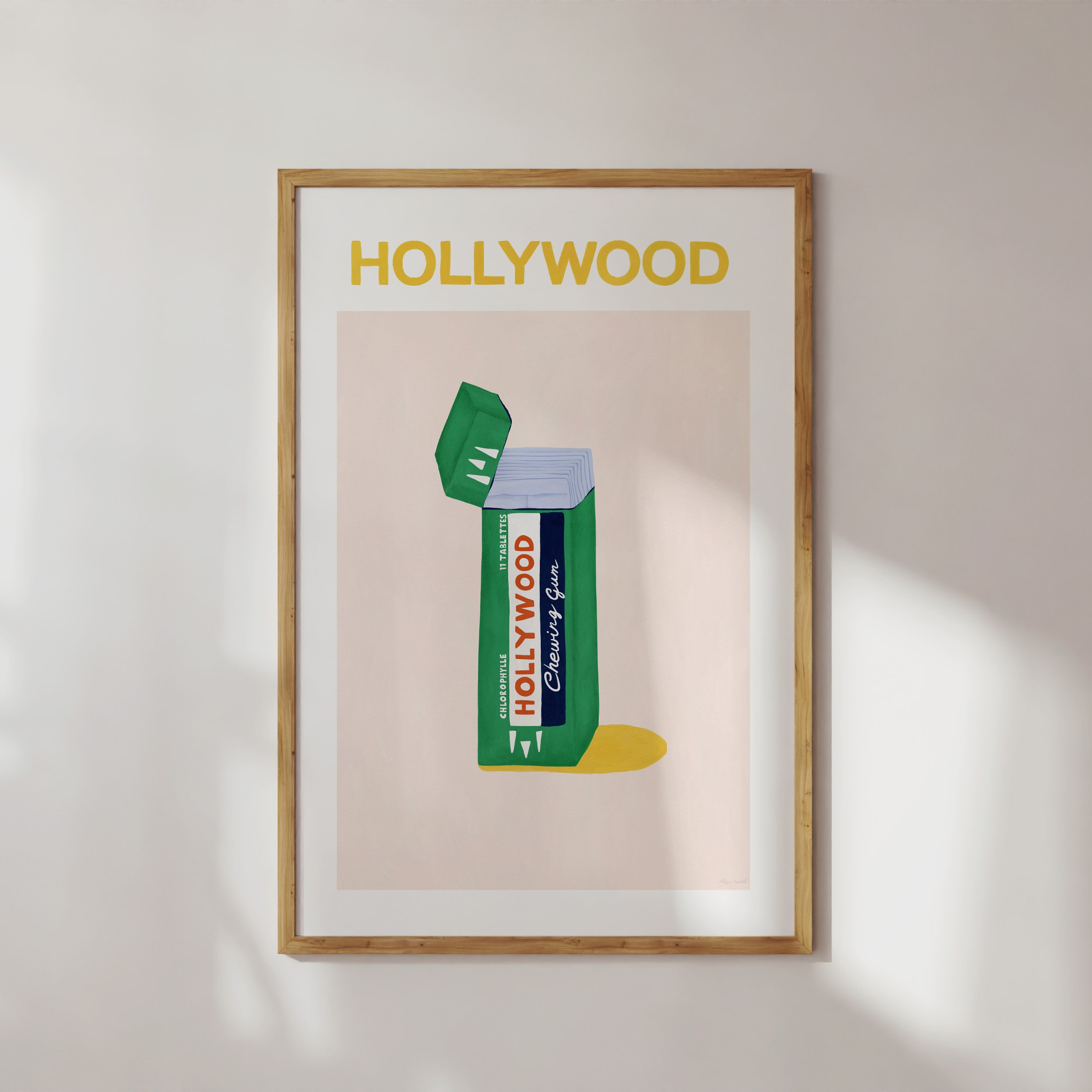 Chlorophyll Chewing-Gum Hollywood