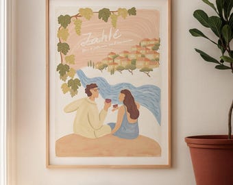 Zahle Print - "Postkarten aus dem Libanon" Kollektion