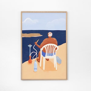 Bronzage et tabac Arguileh #13 sur 15 - Art libanais, Montagnes du Liban