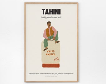 Tahini, Freshly ground sesame seeds - Lebanese Art, Lebanese Food