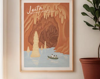 Jeita Print - "Postkarten aus dem Libanon" Kollektion."