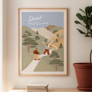 Shouf Print - Postkarten aus dem Libanon, libanesische Druck, Libanon Reiseplakat, libanesische Zedern, Plakat Liban, Beit ed-Dine