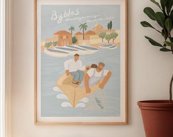 Byblos Print - "Postkarten aus dem Libanon" Kollektion."