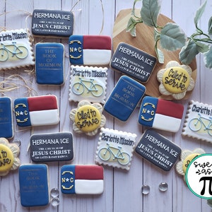LDS Missionary Sugar Cookies: Decorated Latter Day Saints Cookies (14 Count)