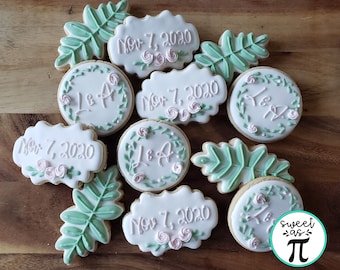Wedding Cookies - Decorated Sugar Cookies