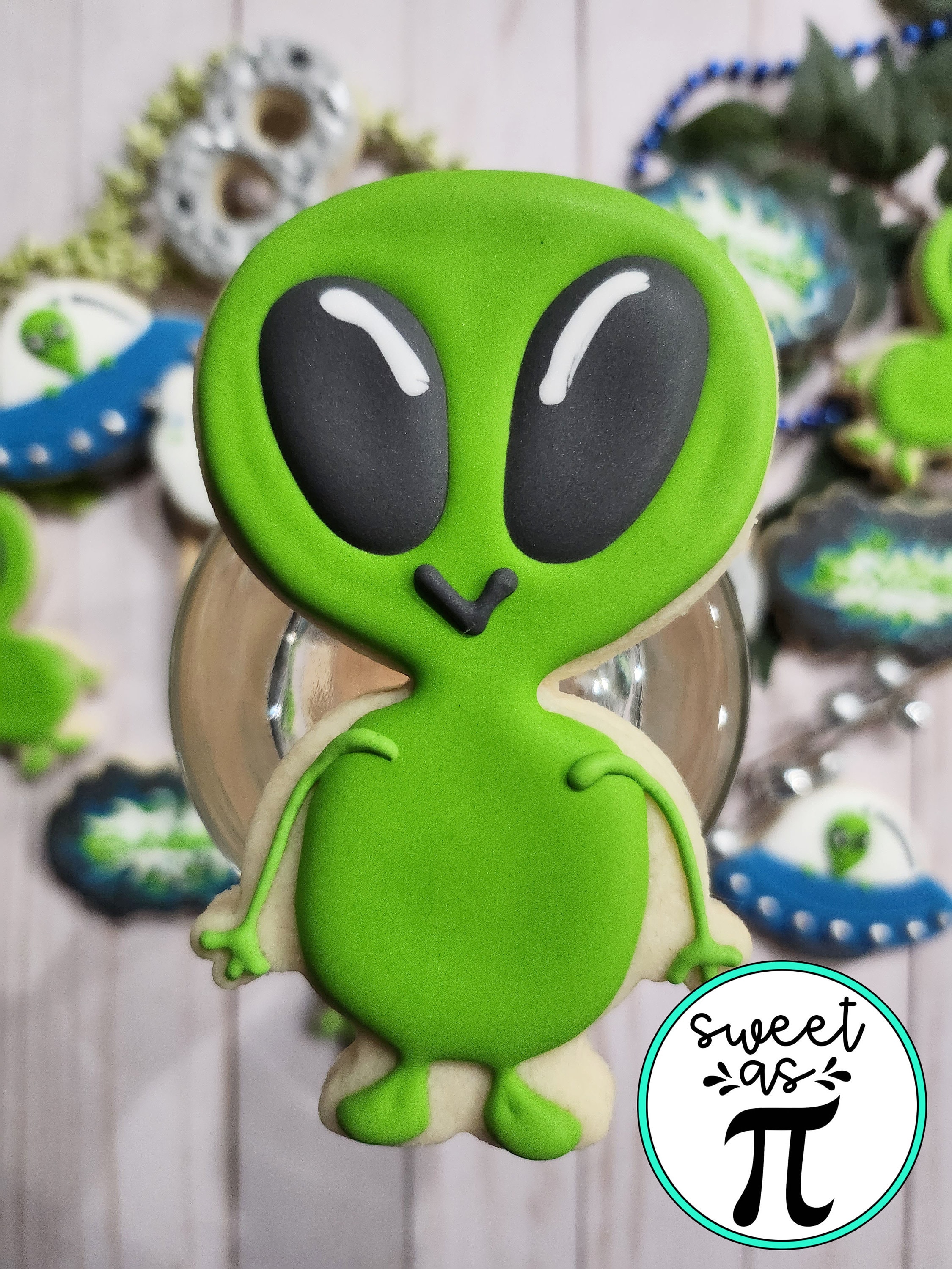 Alien Birthday Sugar Cookies: Out of This World Decorated Set - Etsy