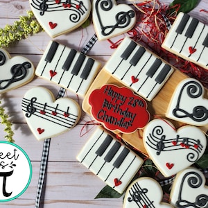 Music Lover Decorated Sugar Cookies