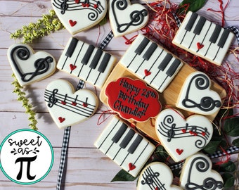 Music Lover Sugar Cookies - Decorated Sugar Cookies