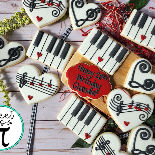 Piano Cookies - Etsy
