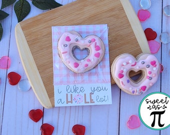 Valentine Card Cookies - Singles
