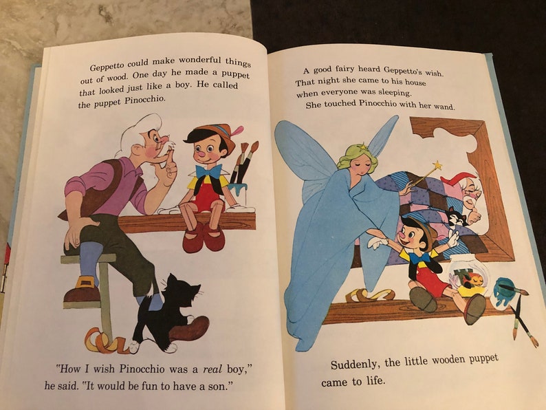 Vintage Disney Hard Cover Children's Books Etsy