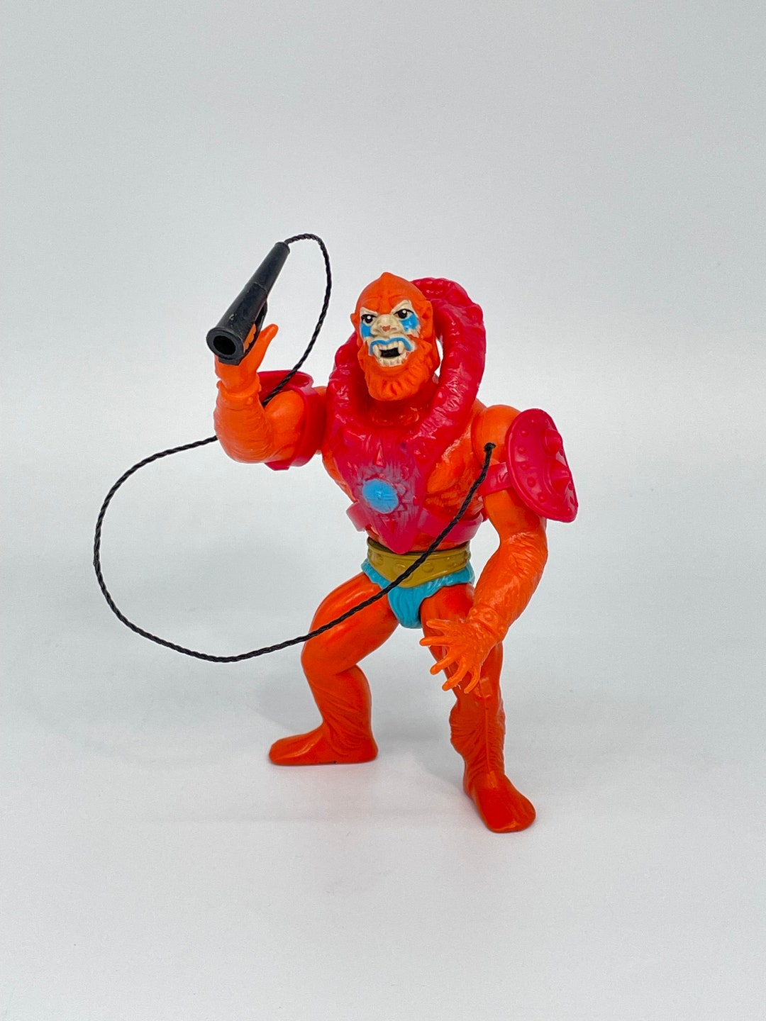 Beastman (white Dot Eyes) Complete Vintage He-man Action Figure