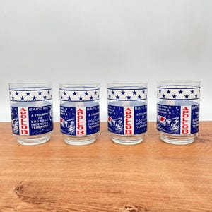 Vintage Apollo 13 Moon Mission Commemorative Glasses