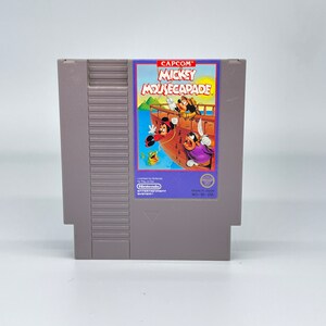 Vintage Mickey Mousecapade Nintendo Game
