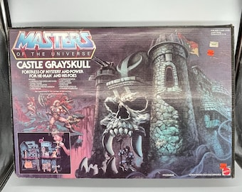 Castle Grayskull Complete With Box - Vintage He-Man Playset