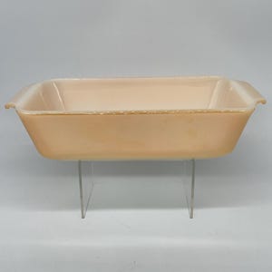 Vintage Fire King Peach Lusterware Dish