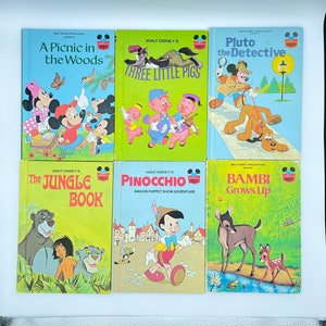Vintage Disney Hard Cover Books