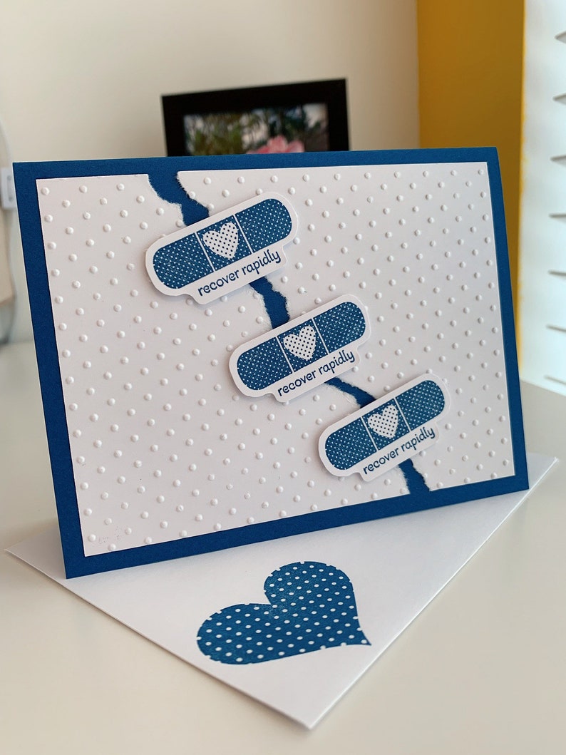 Polka Dot Get Well Handmade Card