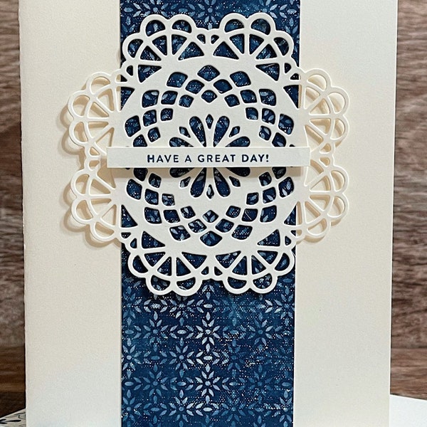 Not Your Grandma’s Doily Birthday Card