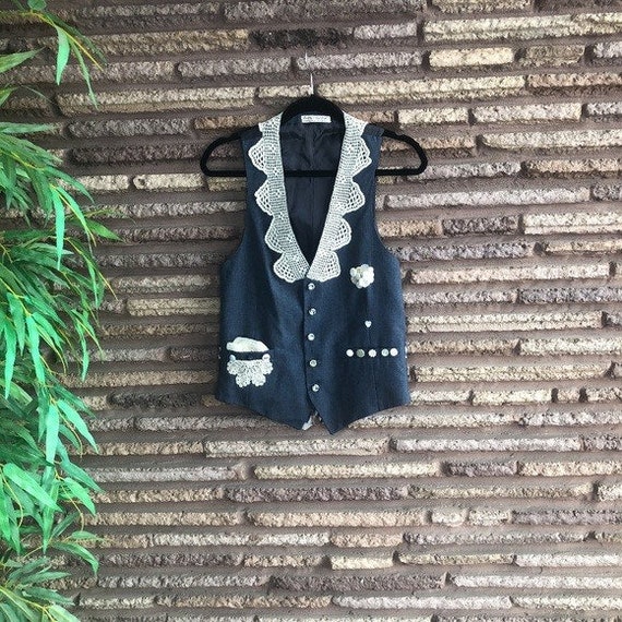 Daddy's Old Vest Upcycled Men's Style Vest