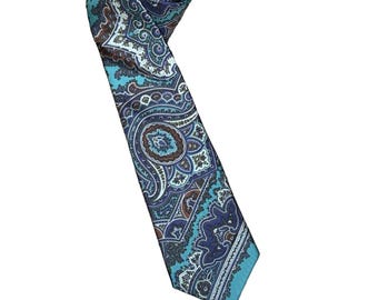 Liberty of London Vintage Paisley 100% Silk USA Made Tie