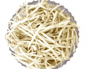 SHREDDED PAPER | Cream | Gift Box Fill | Filler | Shredded Wool | Fine Shredded Paper | Paper Filler | Bridal Party Gifts