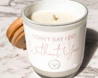 Personalised Soy Candle | Bridesmaid Candle | Bridesmaid Proposal | Will you be my Bridesmaid | Bridesmaid Gifts | Personalised Gift Idea