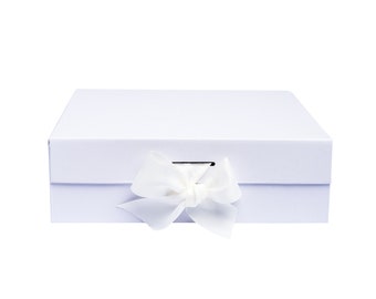 WHOLESALE GIFT BOXES | Premium | Plain | Blank | White | Magnetic Lid | Celebration | Gifting | Craft Box | Present | Birthday | Anniversary