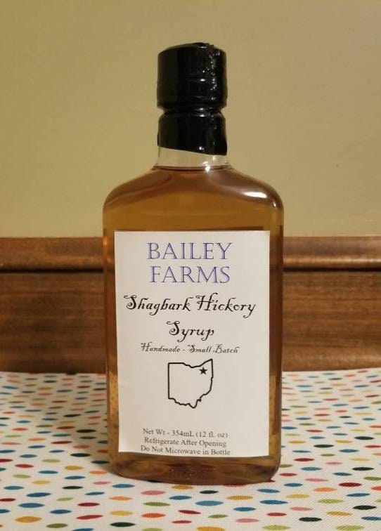 Easy Ship Shagbark Hickory Syrup 12 Oz Etsy