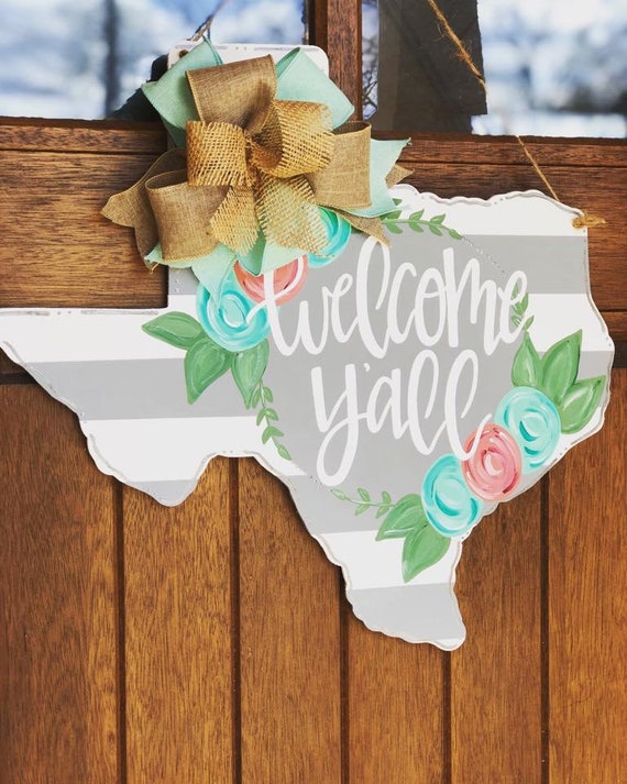 Wood State Door Hanger Wood State Sign State Pride Personalized Name Sign Gift Ideas Door Sign Last Name Door Hanger Personalized