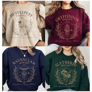 Hogwarts house shop sweatshirts