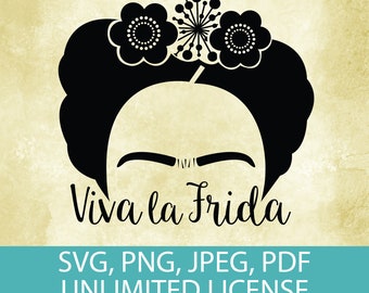 Unlimited License - Viva la Frida Clipart