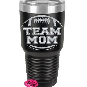 Engraved 30oz Tumbler, Personalized Coach Etched Tumbler, Football Coach Gift, Football Mom Tumbler, Stainless Steel Tumbler, Team Mom