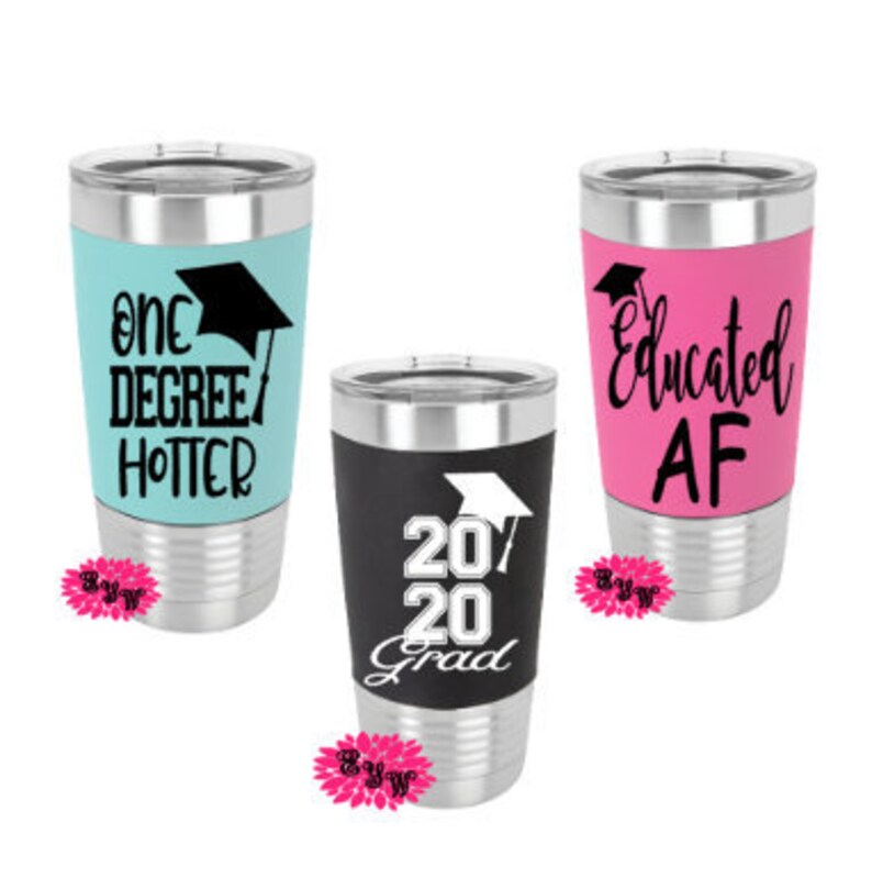 Engraved 20oz Tumbler Graduation Etched Coffee Tumbler Non Etsy