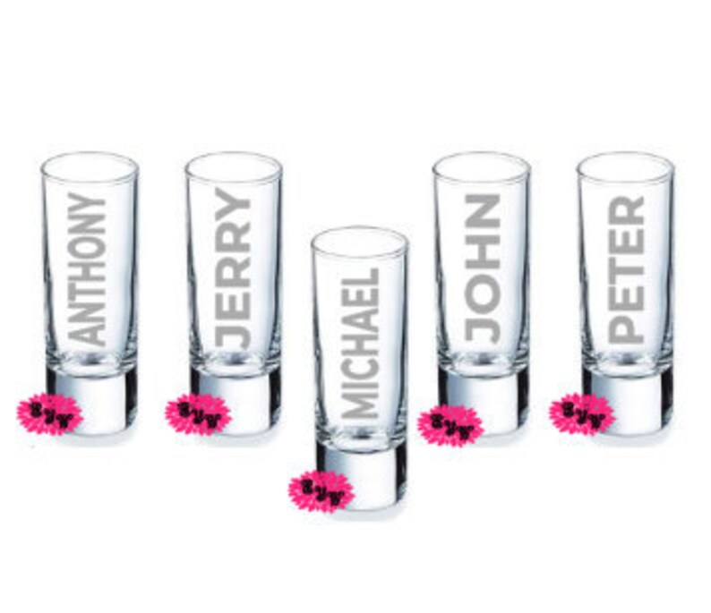 Engraved Shot Glasses Etched Shot Glasses Personalized Shot - Etsy