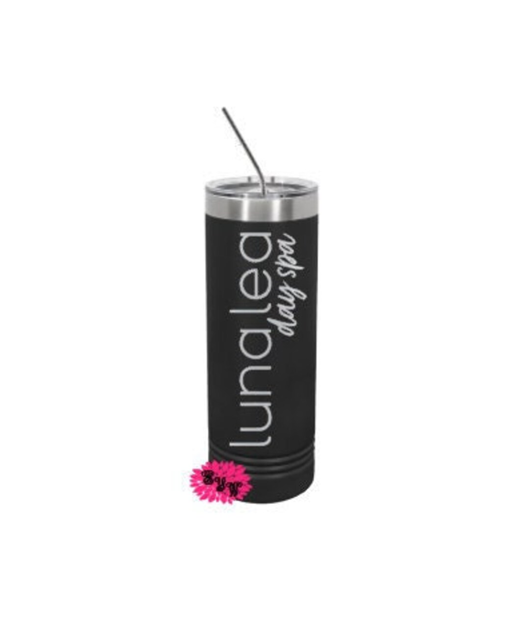 Engraved Stainless Tumbler, Custom Logo Skinny Tumbler, Custom Company