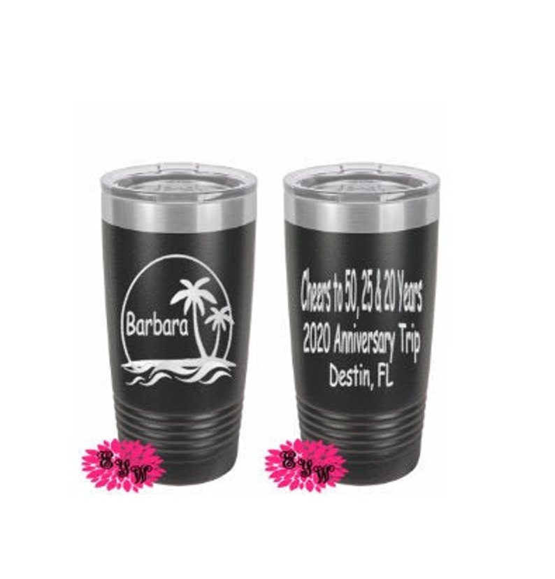 Engraved 20oz 2 Sided Tumbler Personalized Etched Tumbler Etsy