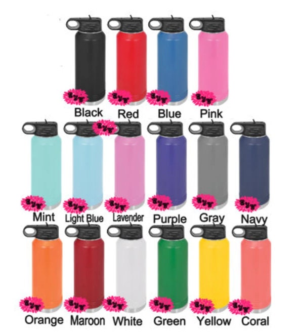 Engraved Stainless Steel Kids Bottle, Personalized Children's Water ...