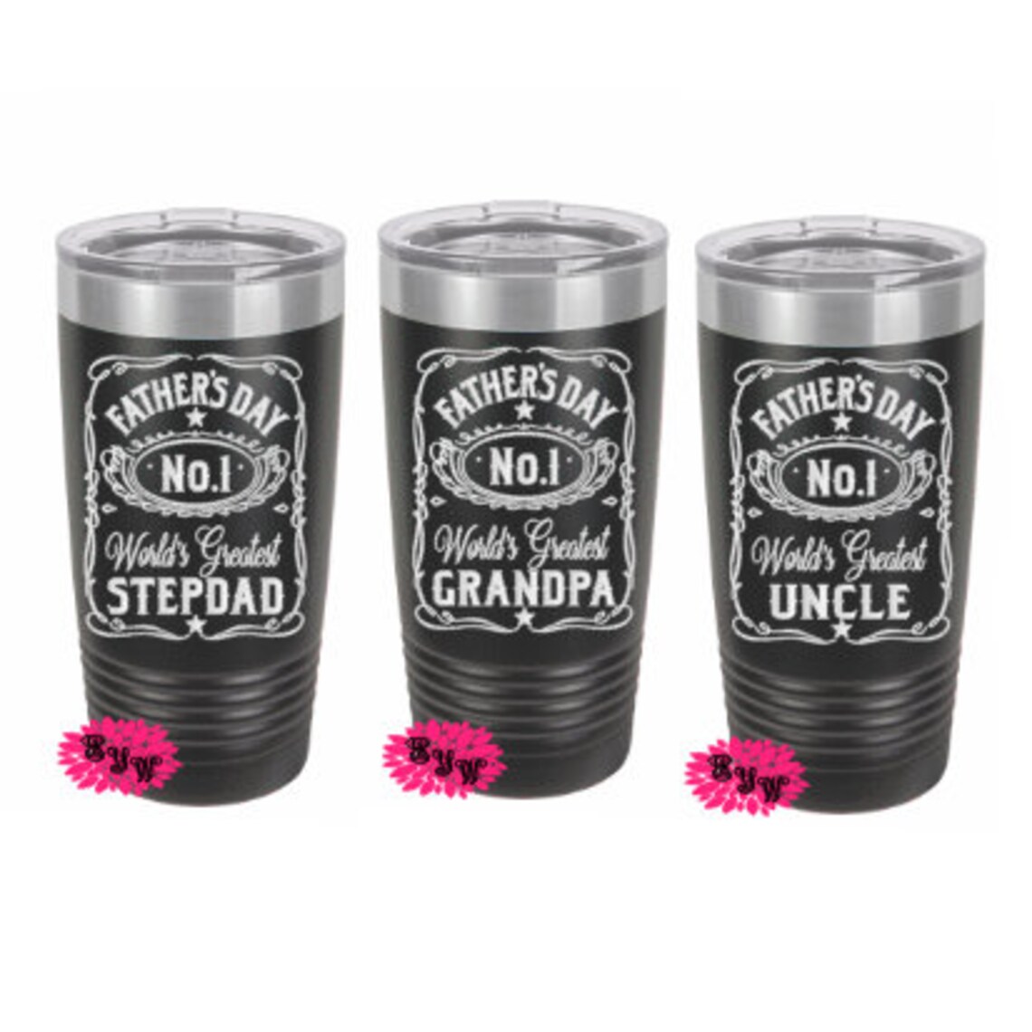 Engraved 20oz Tumbler Father's Day Stainless Steel Coffee Etsy