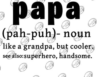Free Free Papa Definition Svg 543 SVG PNG EPS DXF File