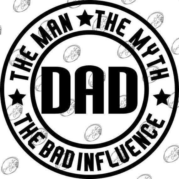 Dad the man the myth the legend svg instant download | Etsy