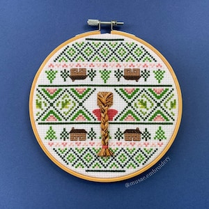 Folklore Album Inspired Embroidery Loop