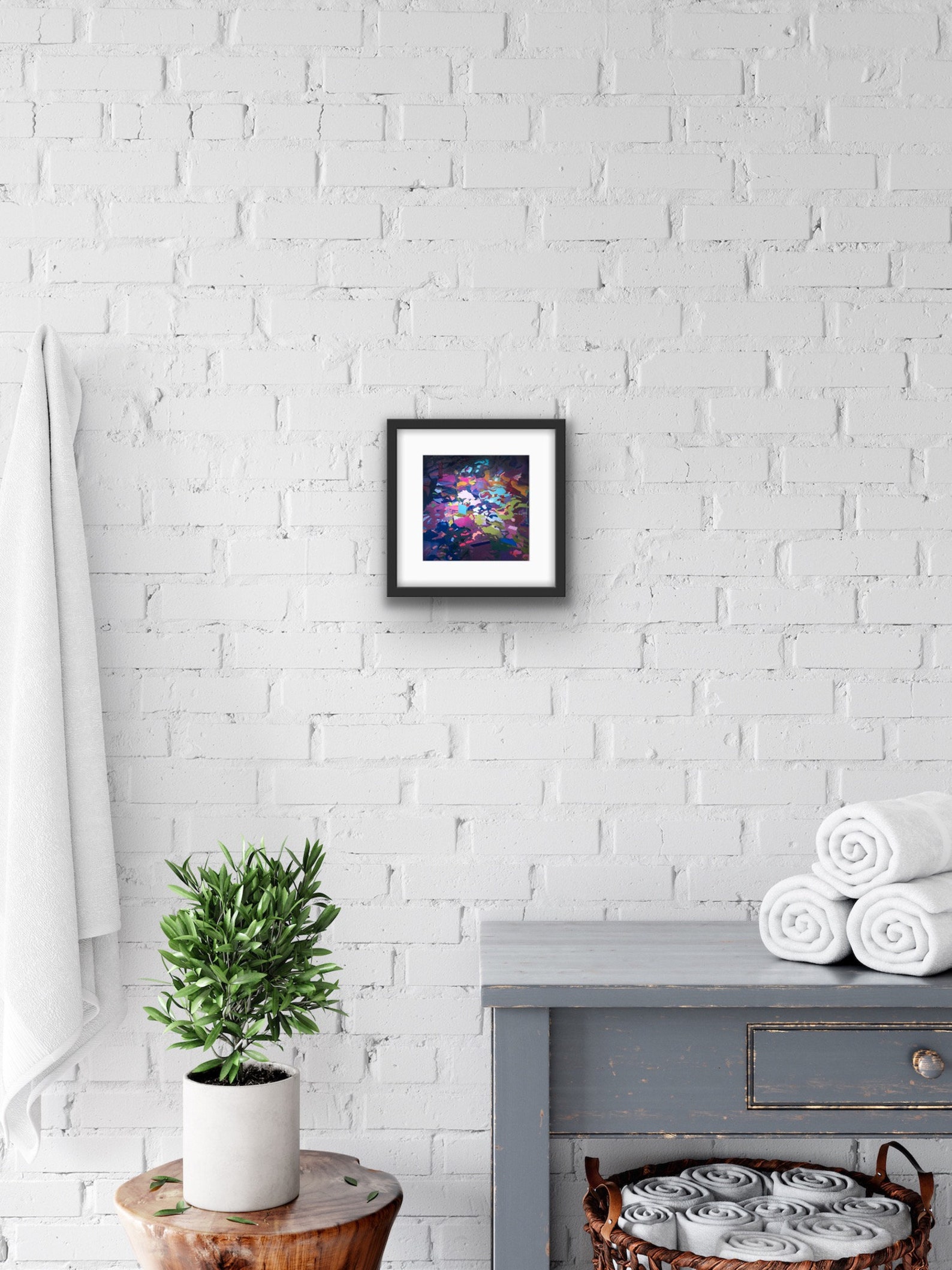 Abstract Painting Wall Decor Abstract canvas print Modern | Etsy