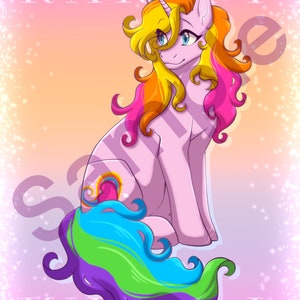 Gen3 Rarity MLP Print