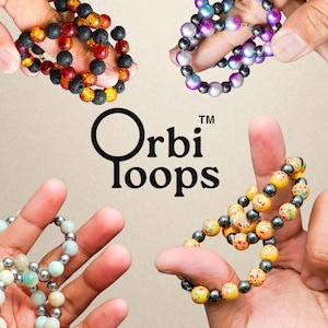 Finger Tip Friendly Fidget Toy, Satisfying Little Thing | Orbi Loops - Personal Stim Toy For Sensory Enjoyment, Hands On Delight Gifts