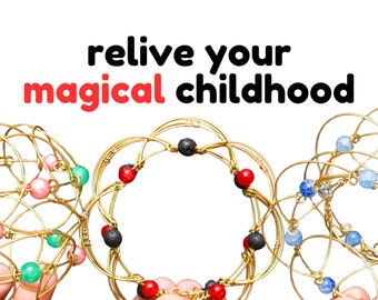 Re-Live Your Magical Childhood Memory | The Long Lost Forgotten Wire Mandala Trinket For Busy Hands | Classic 90s Fidget Toy and Jewellery