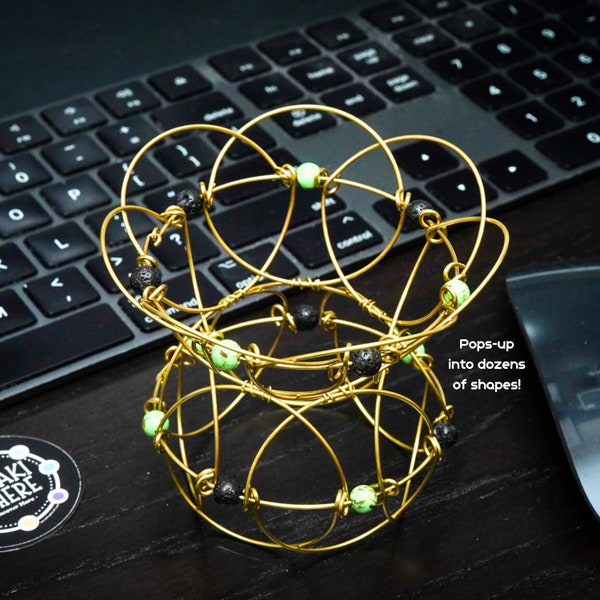 Giocattolo 3D Pop Up Mandala Fidget: regali fatti a mano sotto i 20 anni per adulti e bambini, si trasforma in dozzine di forme, idea regalo perfetta, giocattolo sensoriale